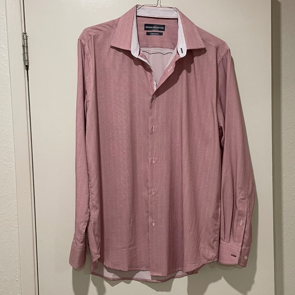 Mens Report Collection 4-Way Stretch Dress shirt